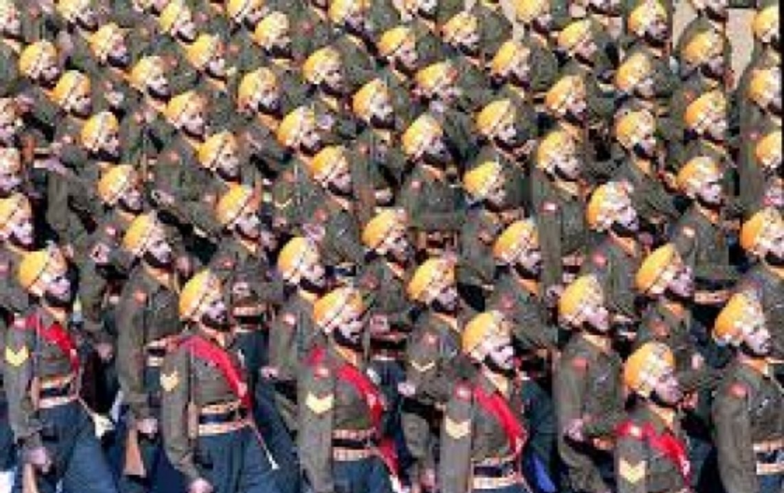 WATCH Soldiers of Sikh Light Infantry Regiment celebrating Bada Khana in Kibithu