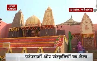 Surajkund crafts fair starts on a colourful note, Uttar Pradesh is the theme state