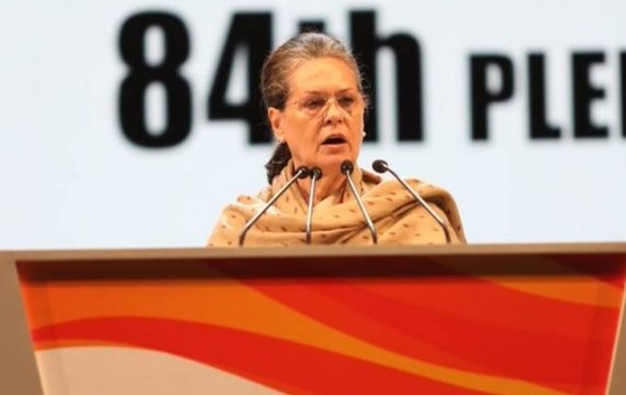 Congress plenary session: Sonia Gandhi accuses BJP of destroying opposition