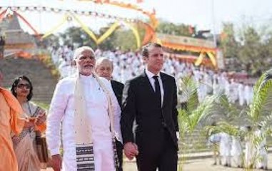 PM Modi hosted French President Emmanuel Macron on a grand tour of Varanasi