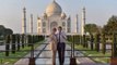 French President Emmanuel Macron visits Taj Mahal along with wife Brigitte Macron