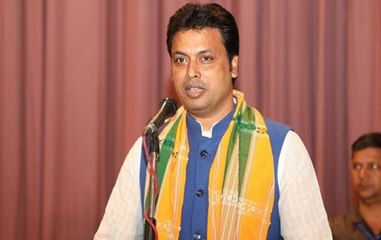 Super 50: Biplab Kumar Deb takes oath as Tripura Chief Minister in Agartala