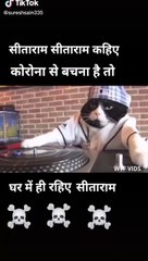 Funny video on lockdown by cat and dog by Nrsa hindi gaming