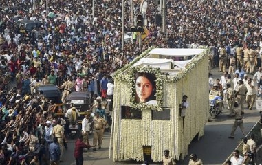 Nation View: Bollywood's Chandni Sridevi consigned to flames in Vile Parle