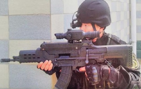 PLA equips US Army style combat gear QTS 11 System along Indian border