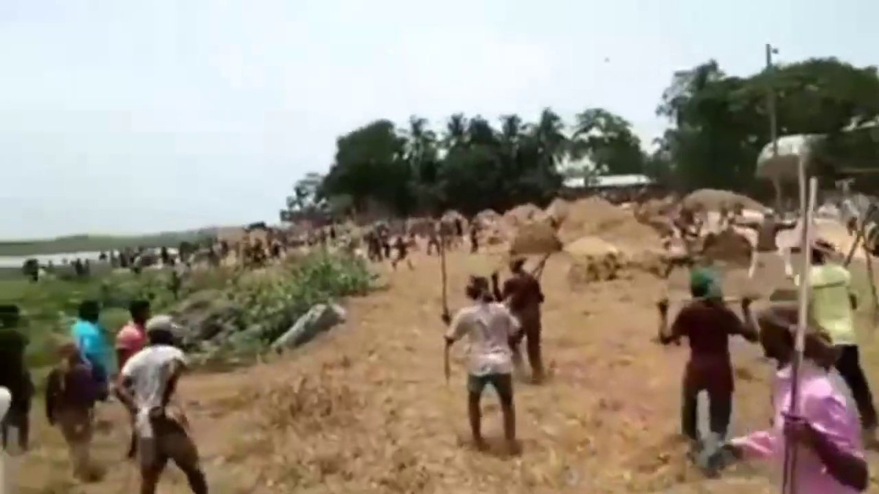 Fighting on both sides