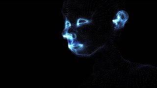 Animation Of Digital Human Face - Free HD Stock Footage (No Copyright)