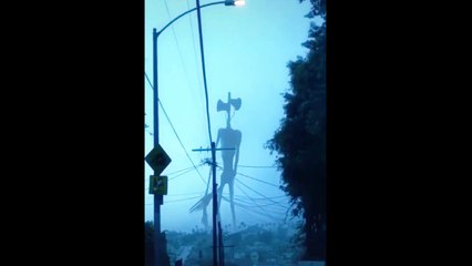 Siren Head in the Streets Meme
