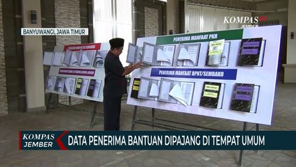 Data Penerima Bantuan Sosial Dipajang di Tempat Umum