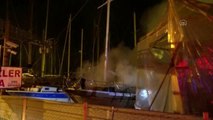 Gezi teknesi yandı
