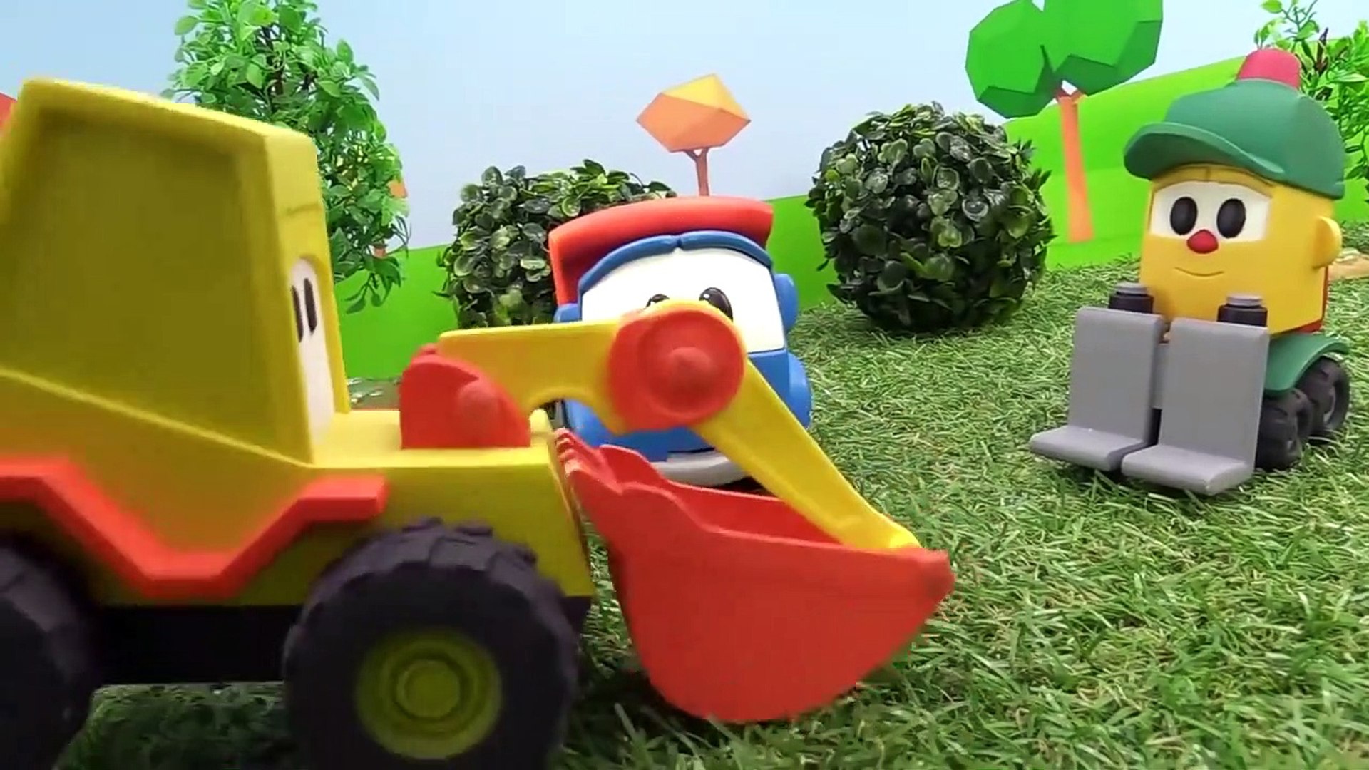 Araba Okulu Çizgi Filmi Leo -Araba oyunları. Küçük kamyon Leo arabalarla  futbol ve hokey oynuyor! Çocuklar için video - Dailymotion Video