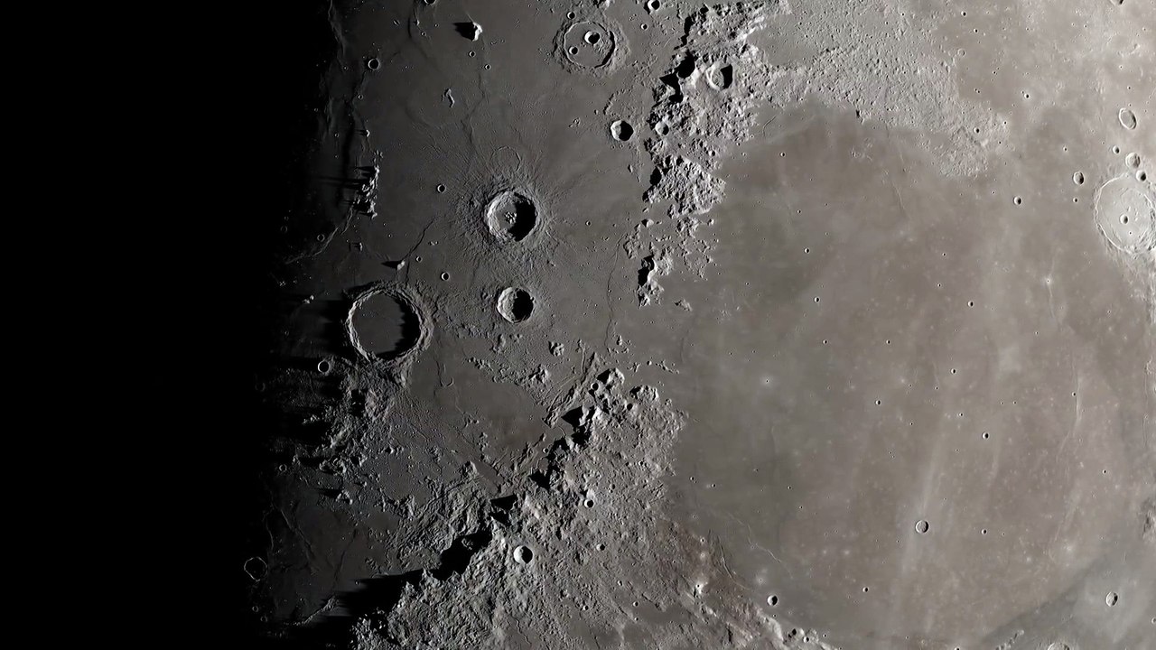 Clair de Lune 4K Version - Moon Images from Nasa