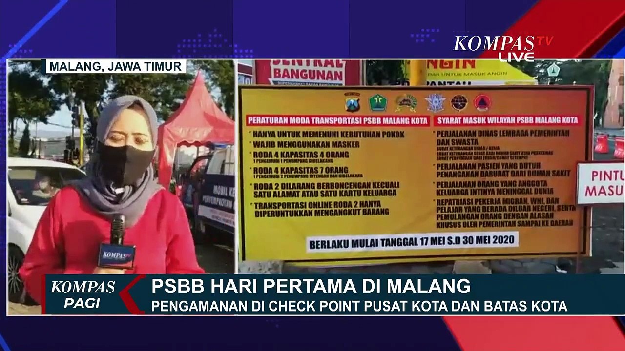PSBB Hari Pertama di Malang