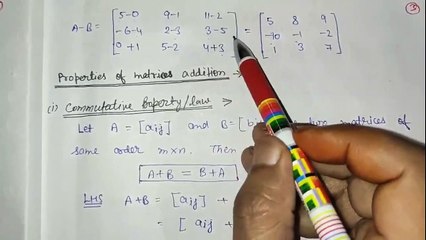 Class XII Ch-3 Matrices Ex-3.2 Concept