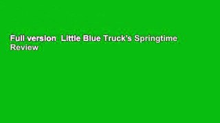 Full version  Little Blue Truck's Springtime  Review