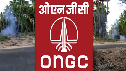 Download Video: Watch Gas Leakage From ONGC’s Pipeline in AP’s East Godavari