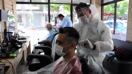 AYDIN Berber ve kuaförden sağlık çalışanları için anlamlı hizmet