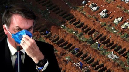 Koronavirüsü "basit bir grip" diyerek küçümseyen Bolsonaro'nun ülkesinde bir günde 845 kişi hayatını kaybetti
