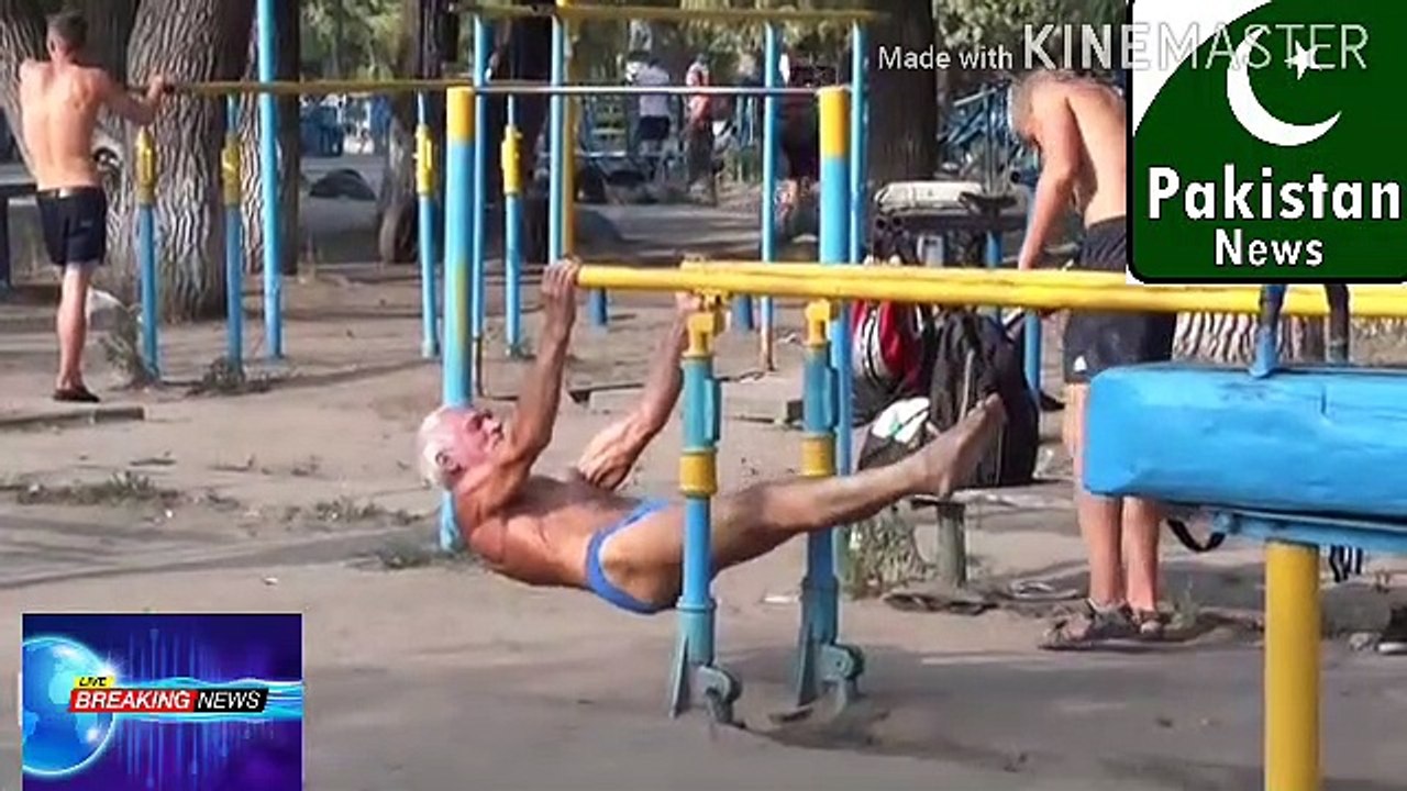 4 year old Bora Baba is doing gym