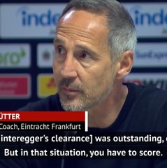 Hütter lauds Hinteregger's 'outstanding' goal-line clearance