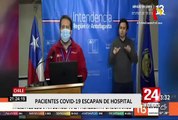 Chile: pacientes con COVID-19 escapan de hospital y agreden a autoridades