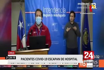 Video herunterladen: Chile: pacientes con COVID-19 escapan de hospital y agreden a autoridades