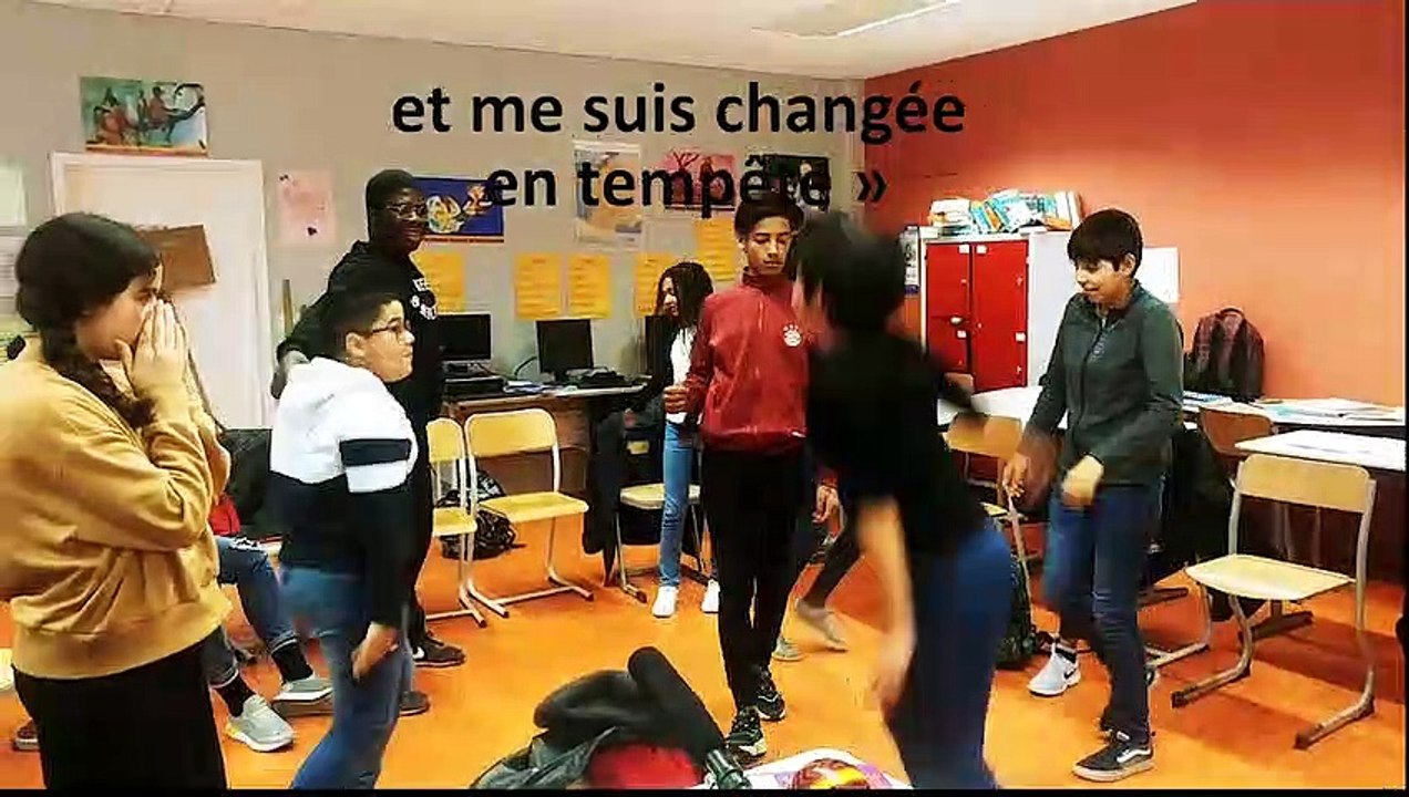 Je me suis levee et me suis transformée en tempete