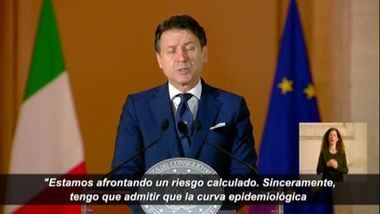 Conte reconoce que Italia asume "un riesgo calculado" en su avance en la desescalada