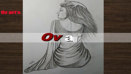 Expression Tutorial a beauty ful girl back side  wearing saree Ov arts_mpeg4