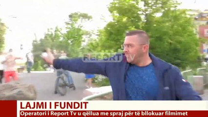 E paprecedentë! Tre policë qëllojnë operatorin e Report Tv që po filmonte ndalimin e Alfred Lelës