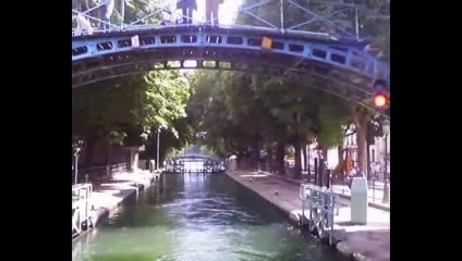 CANAL saint Martin le vieux Paris