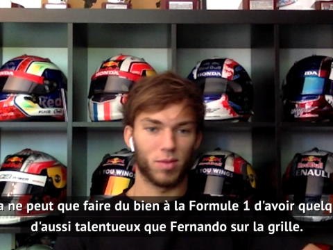 Formule 1 - Gasly : Le retour d'Alonso ? Ce serait incroyable