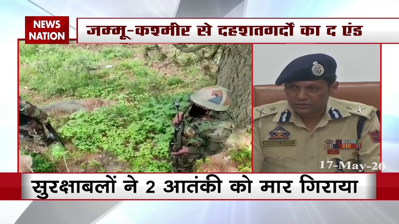 जम्मू कश्मीर में हिजबुल मुजाहिद्दीन का आतंकी ढेर