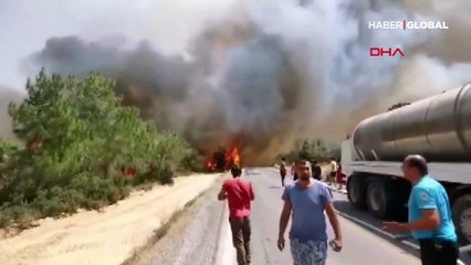 KKTC'de orman yangını! Türkiye'den helikopter gönderildi
