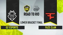 CSGO - FaZe Clan vs. G2 Esports [Dust2] Map 1 - ESL One Road to Rio -  Lower Bracket Final - EU