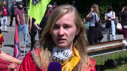 Protest gegen neues Kohlekraftwerk Datteln IV in NRW: "Klimapolitischer Wahsninn"