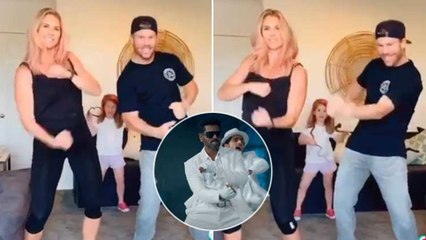 David Warner Dances With Wife On Famous Prabhudeva Song!