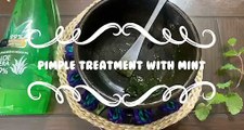 Homemade natural pimple treatment: how to reduce pimple & pimple spot at home/Remove pimple fast