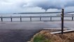 Tornado swirls across lake in eastern Texas