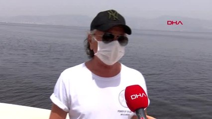 İzmir'de 65 yaş ve üzeri vatandaşlar deniz havası aldı