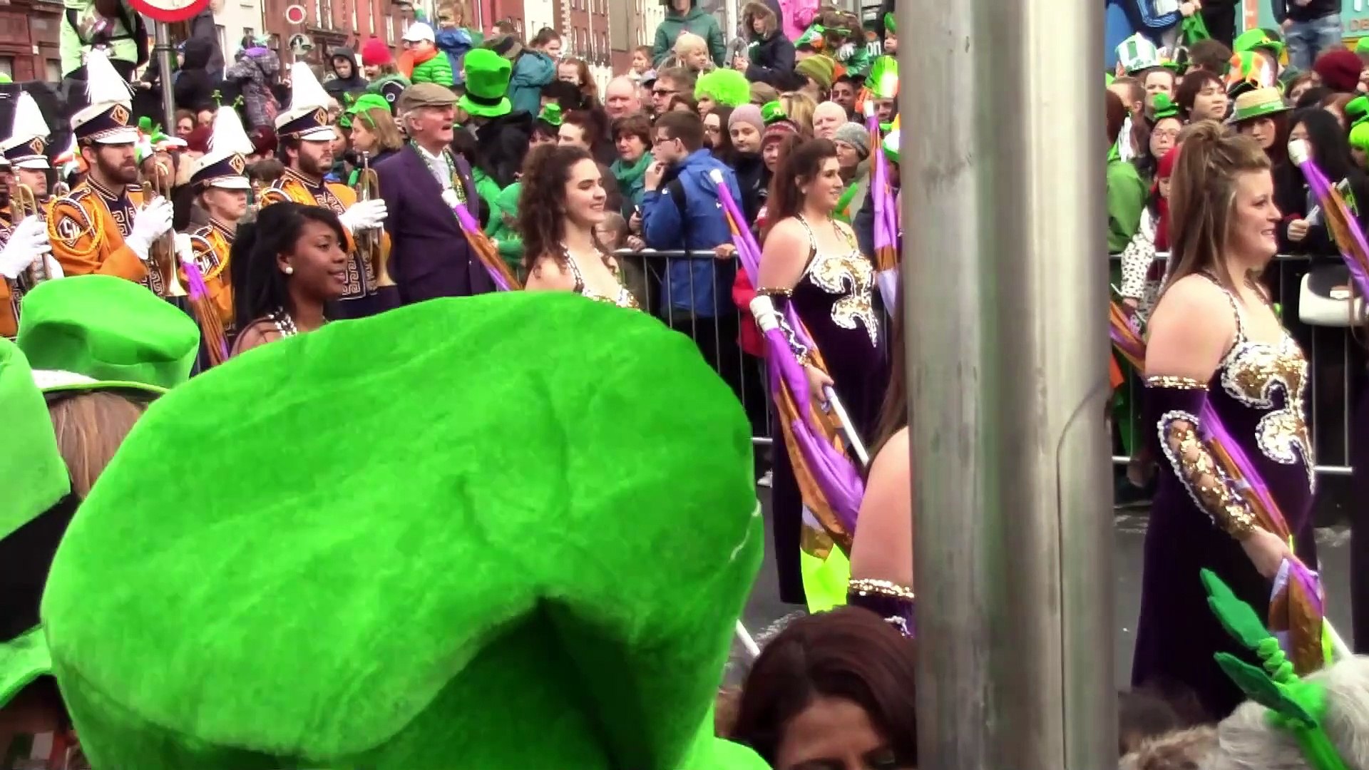 ⁣St. Patrick's Day celebration held on 17 March Dublin Ireland