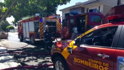 Princípio de incêndio é registrado em imóvel no Centro
