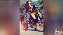 XOBIKER - TlKT0K - BIKERGIRL - love kTm  mybike bikergirl   letsride loveforbike tiktok votetiktok kyamjhepyarhai