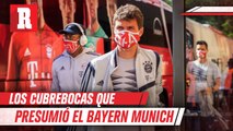 Bayern Munich presume sus nuevos cubrebocas