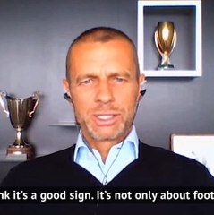 UEFA president Ceferin praises Bundesliga return