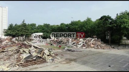 Përfundon shembja totale e Teatrit Kombëtar dhe Eksperimental