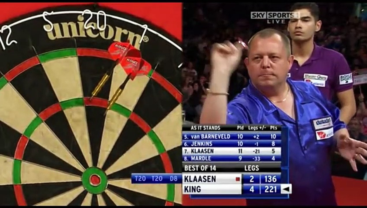 2009 Premier League of Darts Week 11 Klaasen vs King