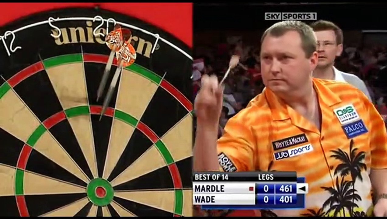 2009 Premier League of Darts Week 7 Mardle vs Wade