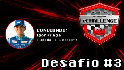 Igor Fraga, o novo piloto da Red Bull, topou o desafio no eCHALLENGE