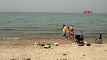 AYDIN Kuşadası'nda termometreler 40 dereceyi gösterdi